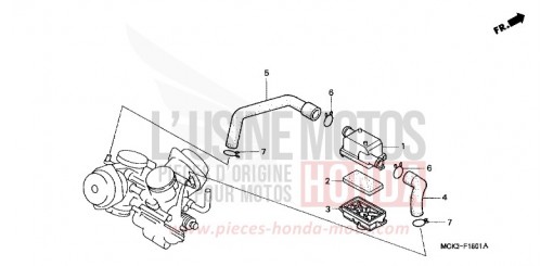 FILTRE A AIR SECONDAIRE VT1100C22 de 2002